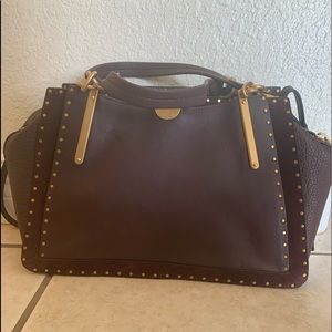 Coach purse burgundy